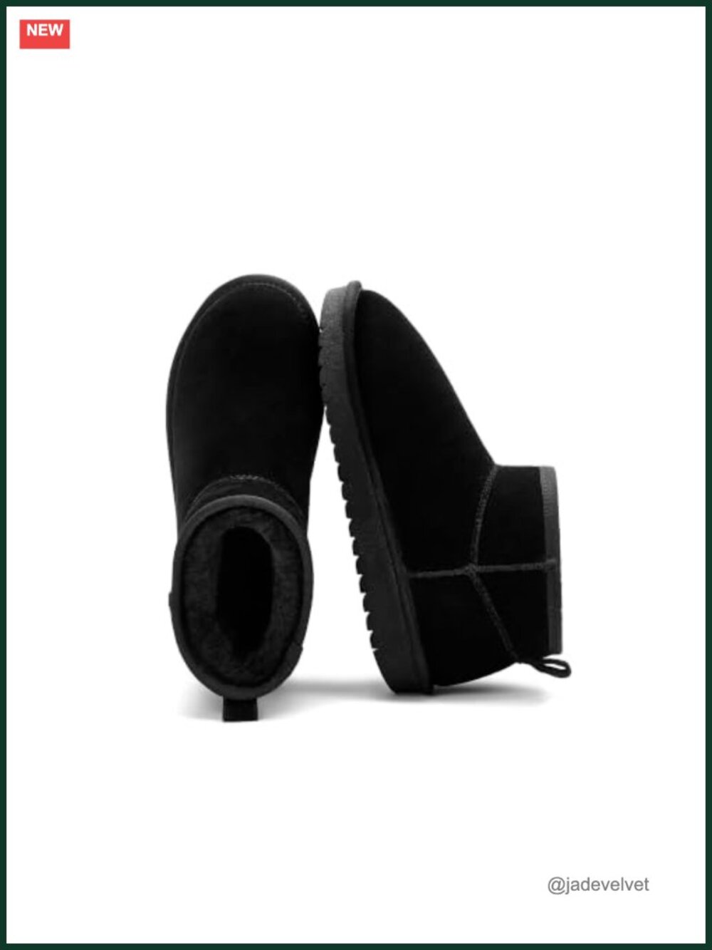 Suede Winter Snow Boots Fur Lined Ankle Booties Cozy Warm